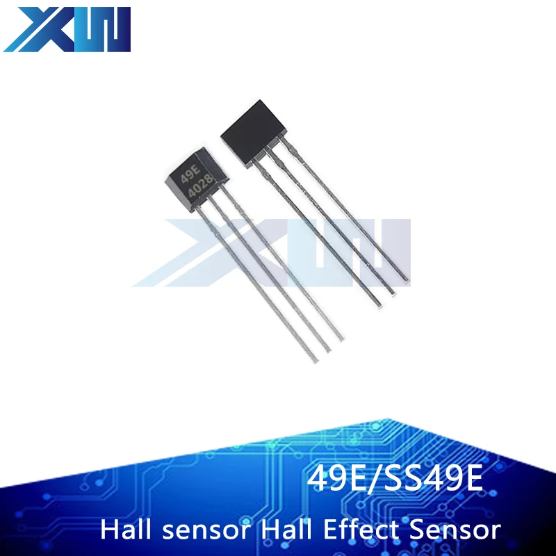 10pcs 49E Hall element SS49E OH49E Hall sensor Hall Effect Sensor new