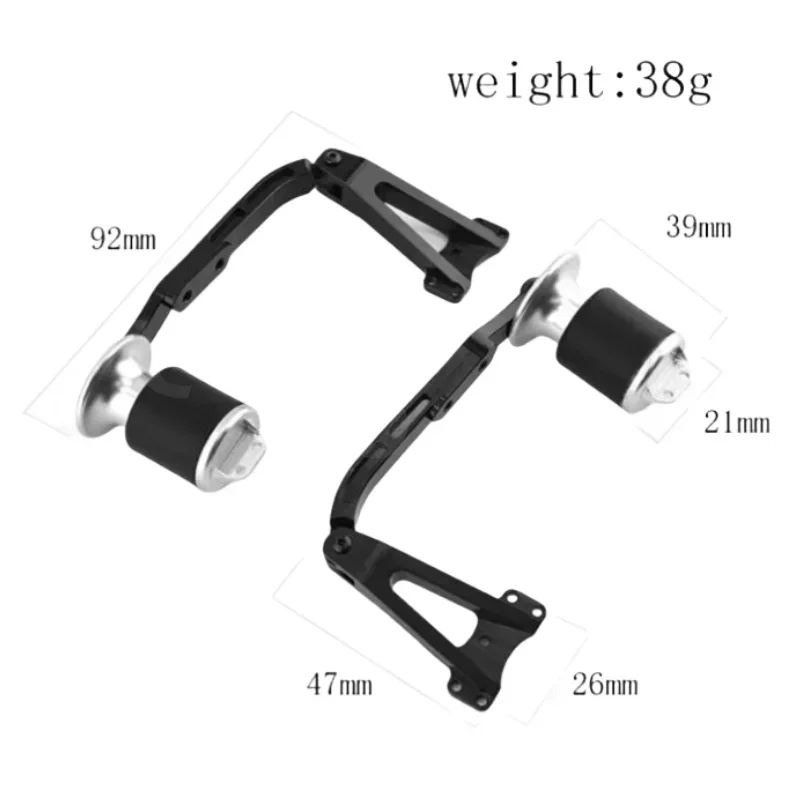 Peça rc 2 peças sistema de amortecedor de suspensão simulada peças de atualização acessórios para reboques tamiya diy 1/14 carro rc