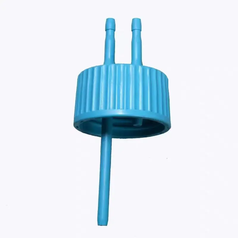 GL45 plastic feeding cap fermentation tank PVDF reagent bottle feeding cap resistant to high temperature, acid and alkali