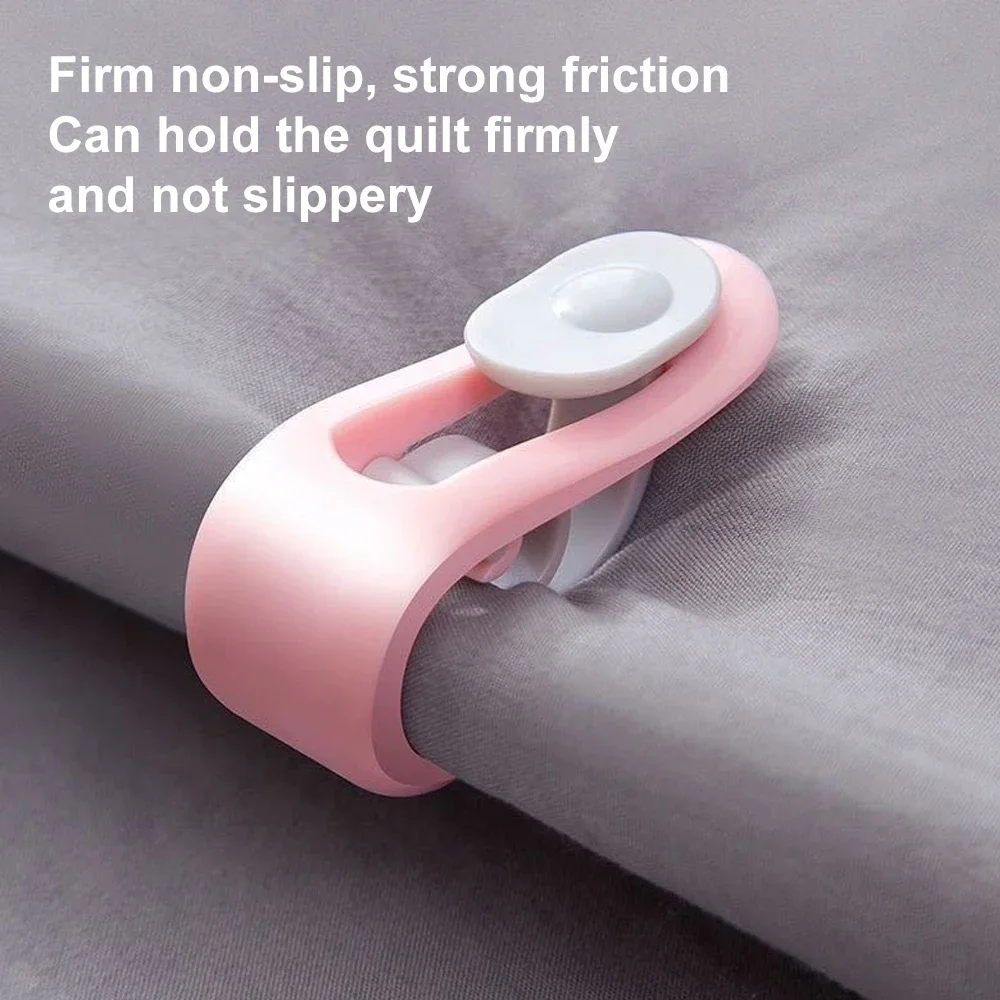 6/12Pcs Quilt retainer Invisible needle less retainer Non-slip Quilt Duvet Sheet Fixer Anti-run Bed Quilt set four Angle clamp