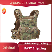 WOSPORT Tactical Vest Adjustable MOLLE System for Airsoft Training Survival Games Outdoor Adventure Gear Multi Purpose Carrier
