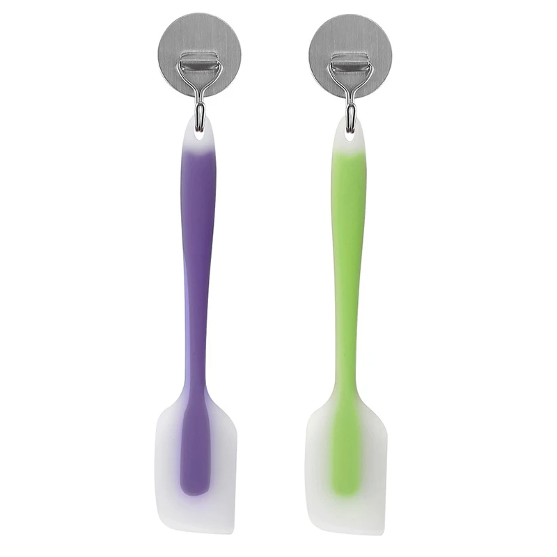 1/2 Pcs Food Grade High-temperature Resistant Silicone Scraper Cream Tool Baking Cake Soft Spatula Silicone Spatula Mixing Knife