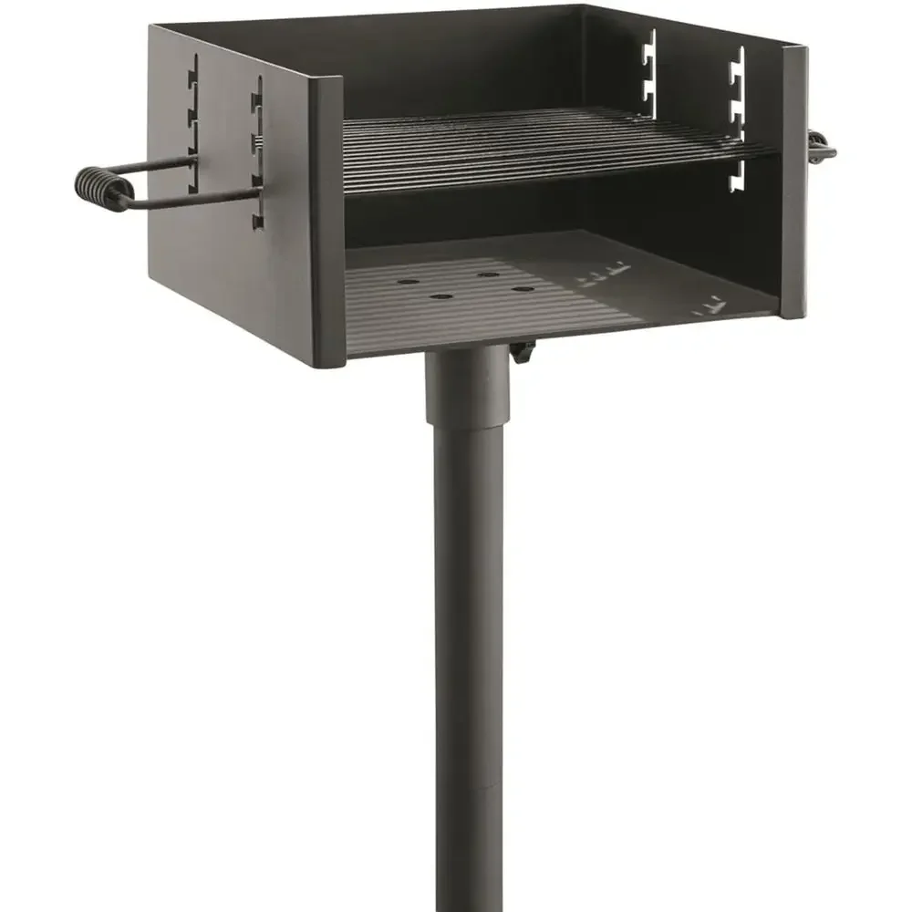 

Sturdy Outdoor Charcoal BBQ Grill for Camping, Backyard, and Patio, 15.5 x 15 x 8.25