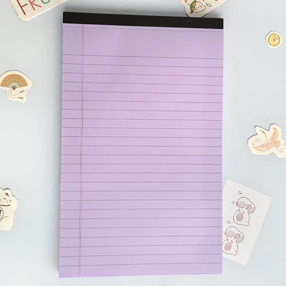 Multi-functional A5/A4 Notebook 50Sheets Tearable Writing Pad Legal Pad Gift