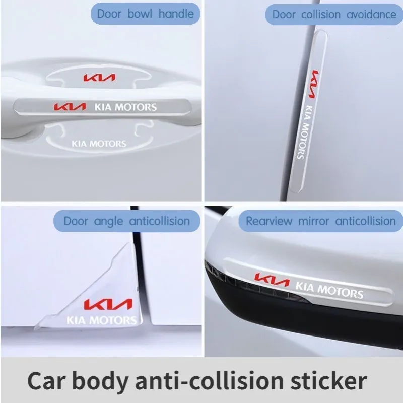 Car Door Handle Sticker Scratched Door Bowl Protection Sticker For Kia K2/K3/K5/KX3 Sportage Cerato Optima Soul Rio Carens Smart