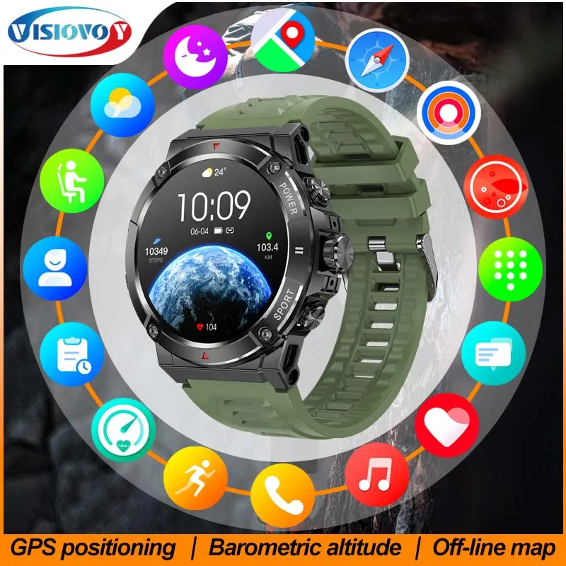 

NX8Pro Smart Watch 2024 Amoled Screen Outdoor Sport Bluetooth Call Compass Altitude Air Pressure Local Music Playback SmartWatch