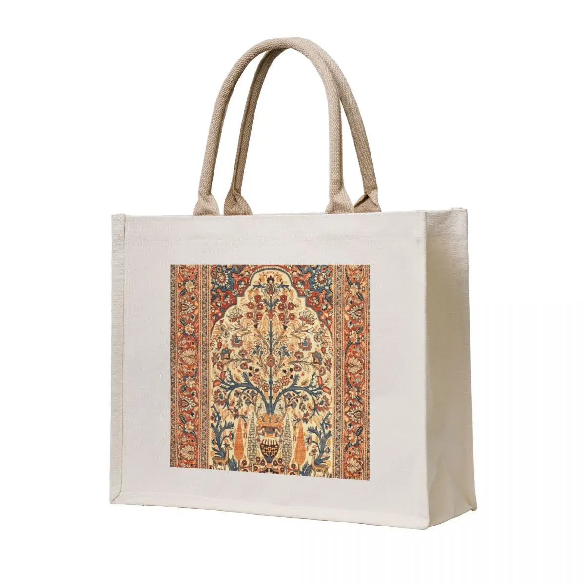 

Tabriz Tree of Life Persian Rug Print Tote Bag free delivery bags shopping bag logo Handbags women Women bags
