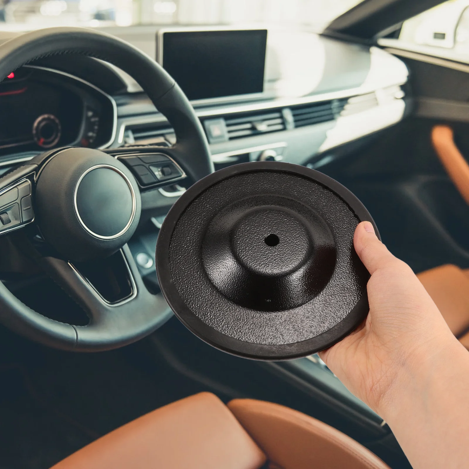 

1 Set Steering Wheel Rack Base Round Iron Plate Replacement Car Steering Wheel Fixing Plate Vehicle Fixed Base For Alignment