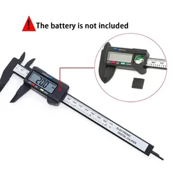 150mm 100mm Electronic Digital Vernier Caliper Carbon Fiber Precision Gauge Micrometer Measuring Tool Digital Ruler