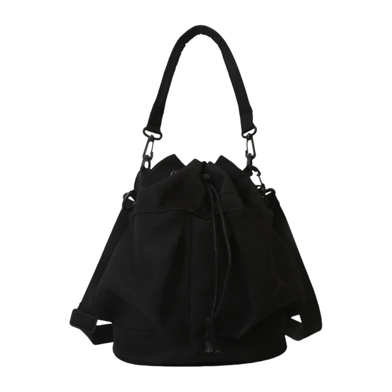 

Fashionable Women's Bucket Bag Oxfords Cloth Large Capacity Shoulder Bags Handbag For Office Shopping Or Casual Travel