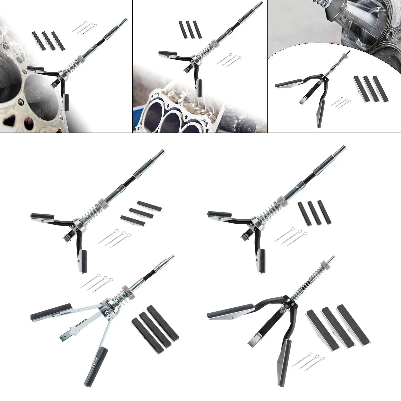 

Tool Piston Honer Replacement Cleaning & Polishing Tool Adjustable Deglazer
