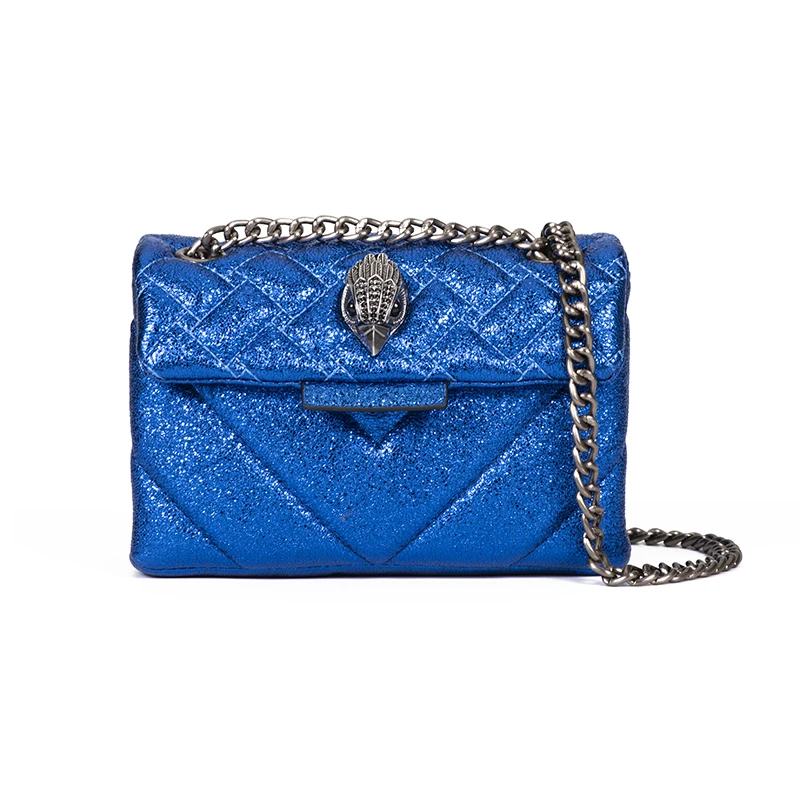 Luxury Design Women Handbag Pink Eagle Hardware Lady Purse Phone Bag Square Bag In Rhomboid Shape Cross Body Bag Shoulder Bag