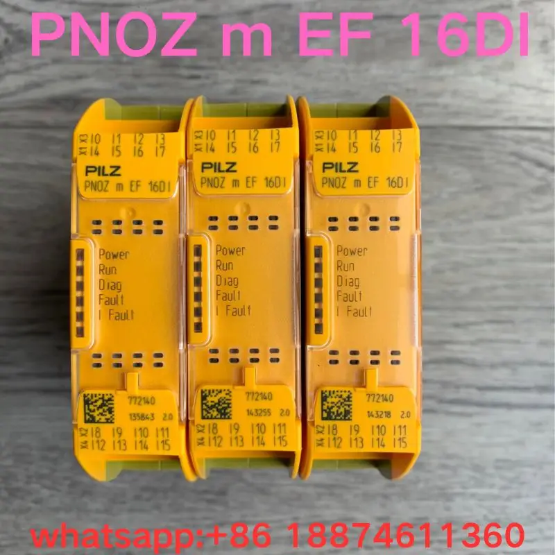 

Second-hand test OK PNOZ m EF 16DI safety relay 772140 fast shipping