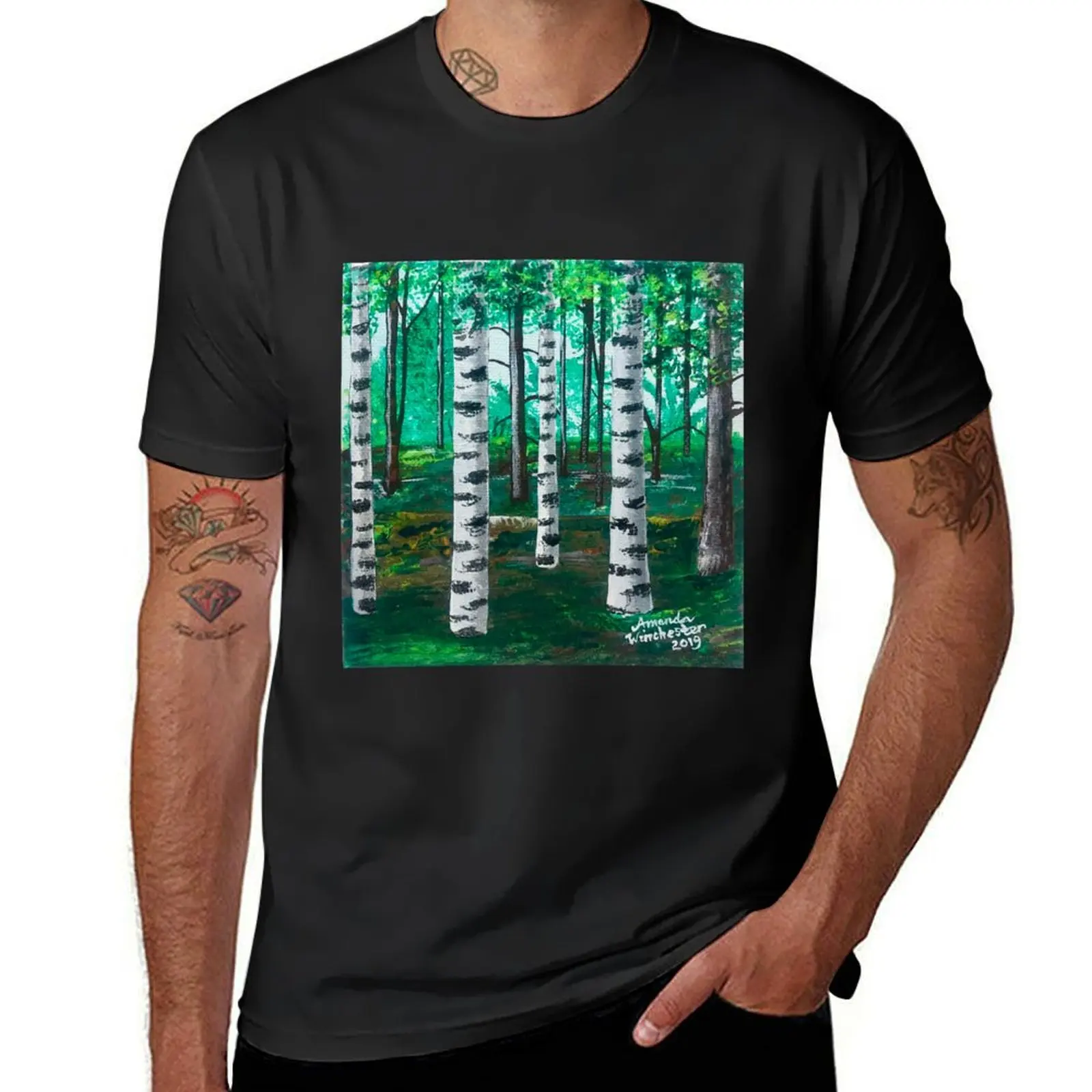 

A Little Piece Of Forest in Finland T-Shirt sublime summer clothes boys whites t shirts for men cotton