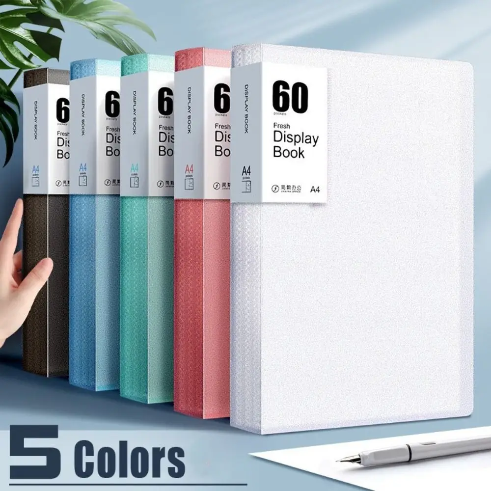 Kids 20/30/40/60/100 Pages A4 File Folder Multilayer Waterproof Bag Large Capacity Multifunctional Test Paper Storage Bag
