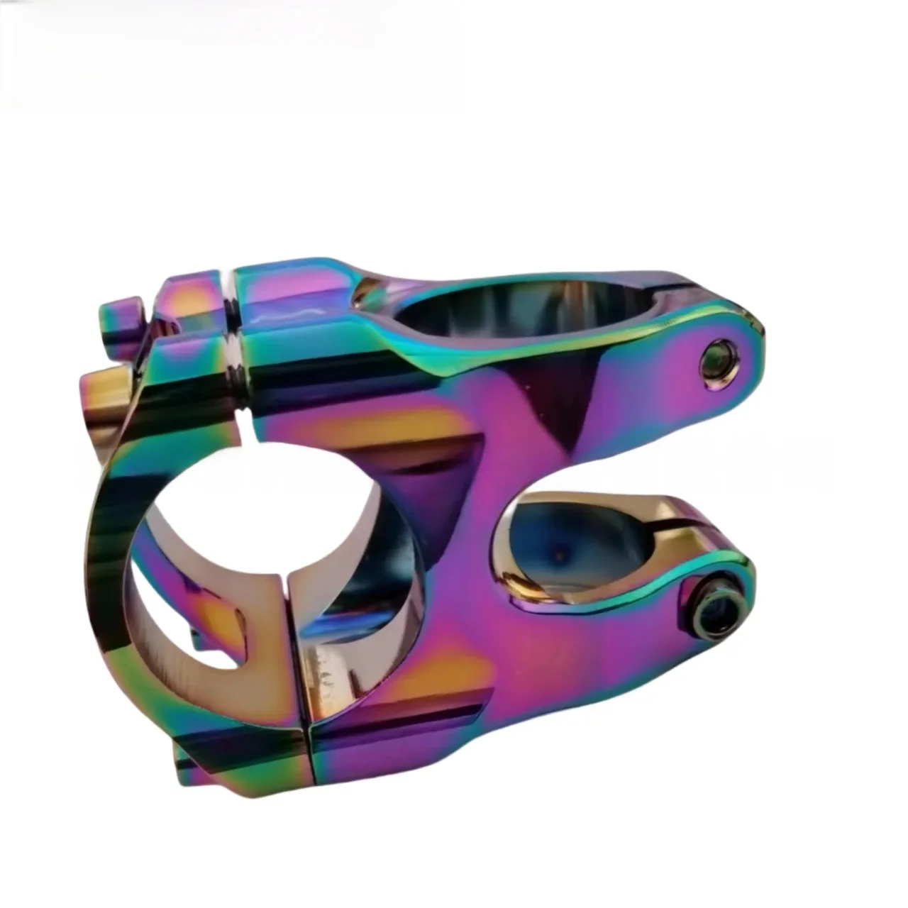 

LYDT 35mm MTB Stem 31.8mm Handlebar 28.6mm Fork CNC Aluminum Alloy High Strength DH Short Stem Iridescent Bicycle Parts