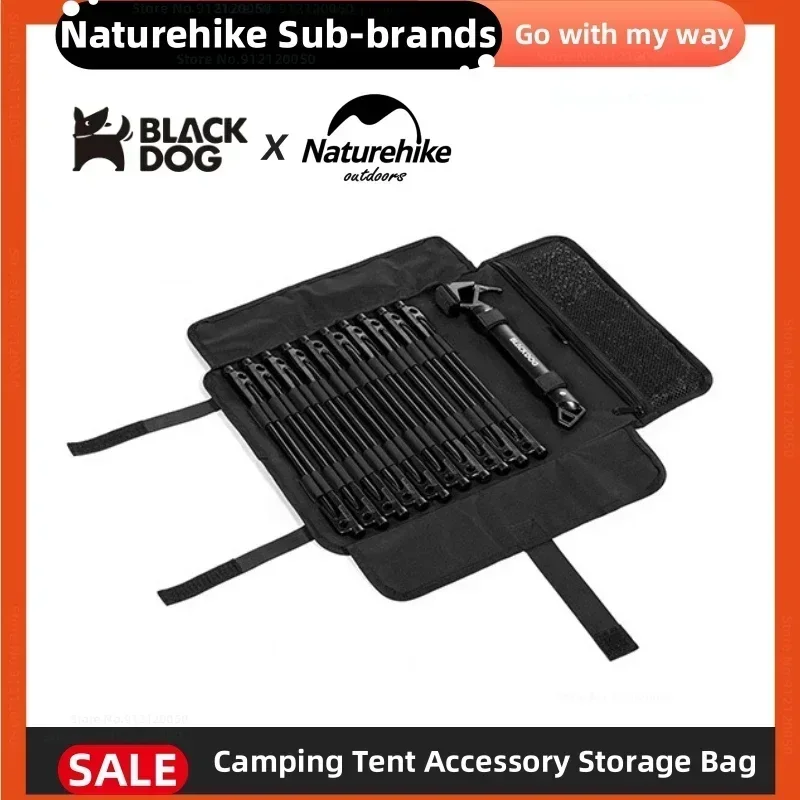 

Nature-hike Blackdog Portable Tool Storage Bag Large Capacity Camping Accessories Tools Outdoor Tent Peg Nails Auxiliary tool