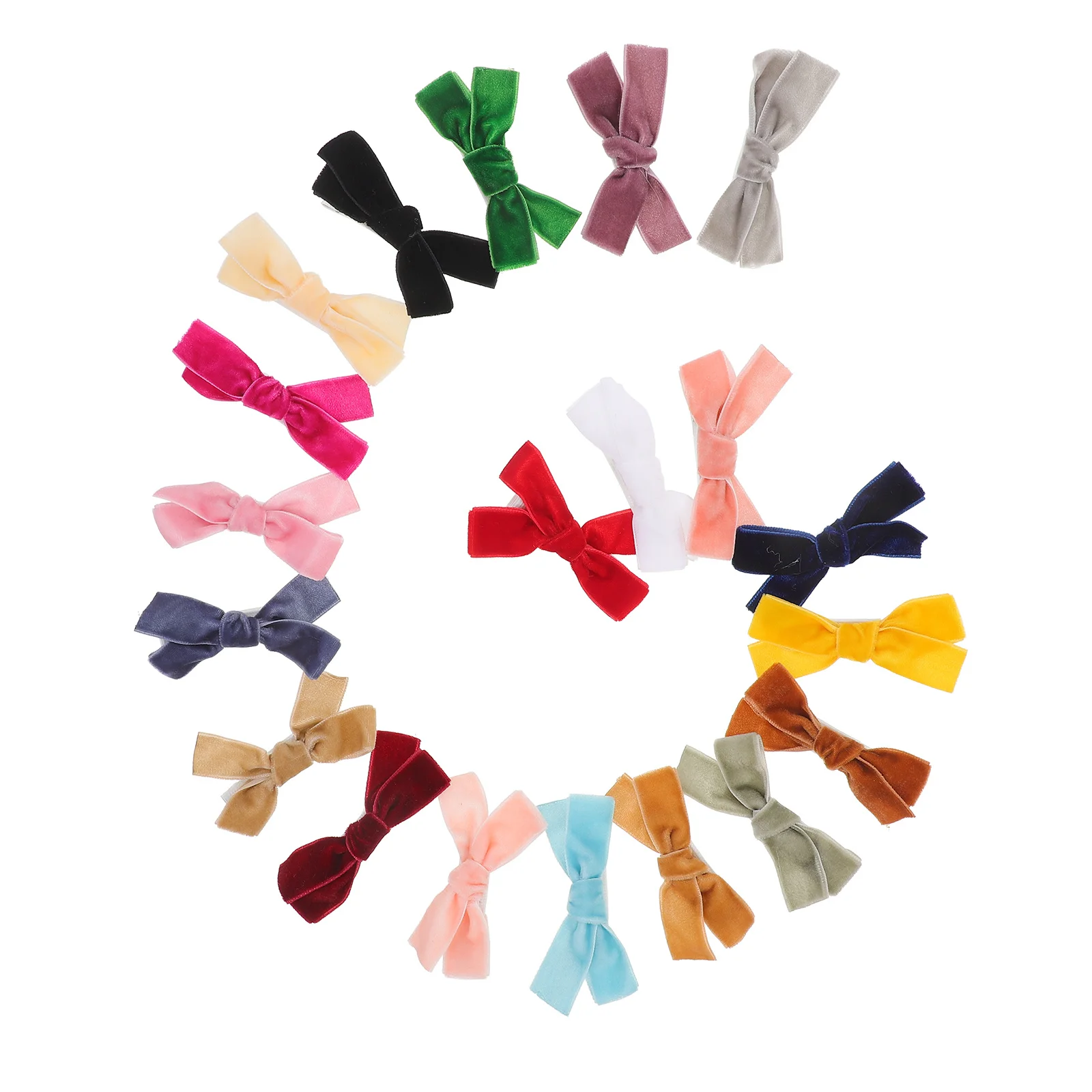 

20Pcs Bow Barrettes Cute Headpiece Hair Clips Kids Girls Accessory Birthday Performance Cosplay Bow Barrettes Bowknot Hair Clip