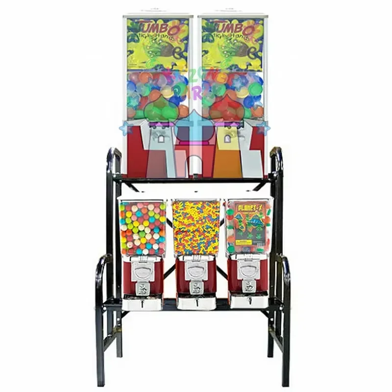 Popular commercial grade party supplies children capsule toys candy vending machine combination