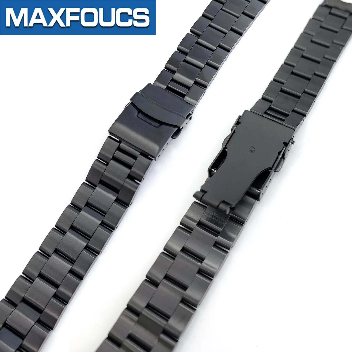 22mm Uhrenarmband für SKX007 Taucheruhr, Edelstahl, gebürstet, gebogen, mit massiven/hohlen Endgliedern, Uhrenband-Zubehör – Detail 9