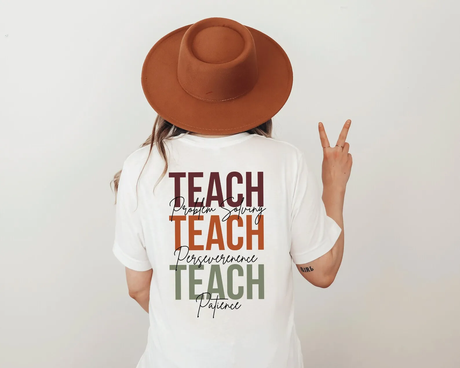 

Teach Shirt Teacher First Day of School Back To Retro Gift for Elementary