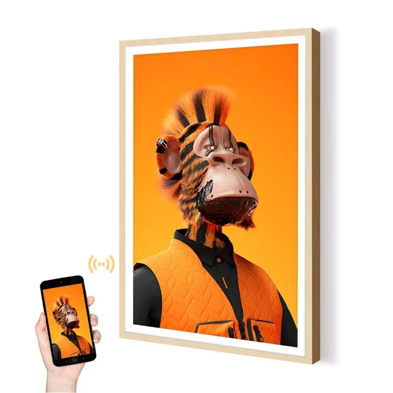 

21.5"32"40"55" Large Size Art Screen Picture Art NFT 4K Video Display Gallery Wifi Wallet Crypto Android LCD Digital Photo Frame