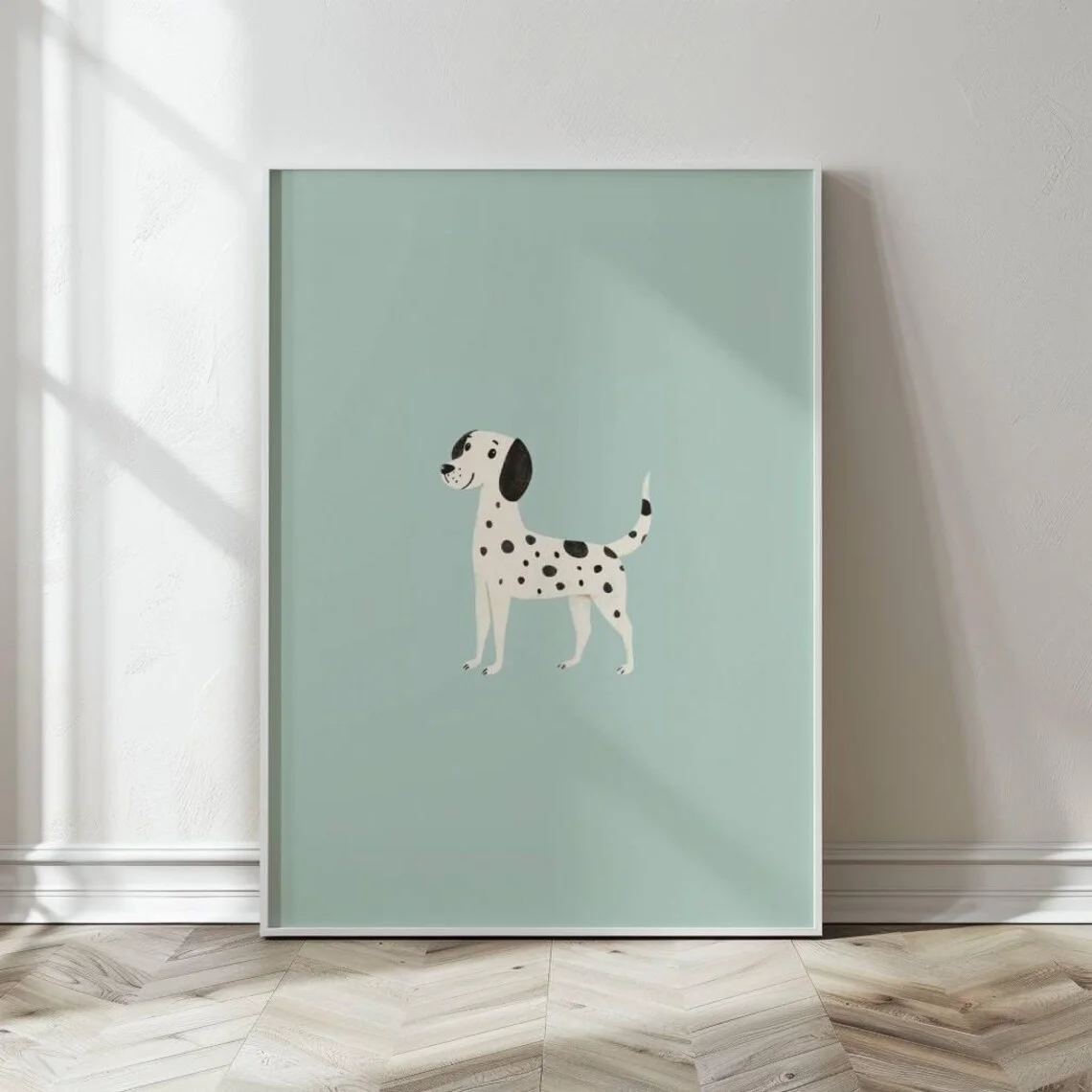 Dalmatian art print, Dalmatian nursery decor, Puppy nursery poster boy, Dalmatian nursery Wall Art, Dog illustration,Digital,Pri