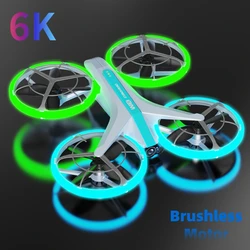 V33s nuovo Drone 6K HD Camera RC elicottero Quadrocopter ritorno a una chiave FPV Follow Me Dron RC luci di marcia aereo giocattoli RC regalo