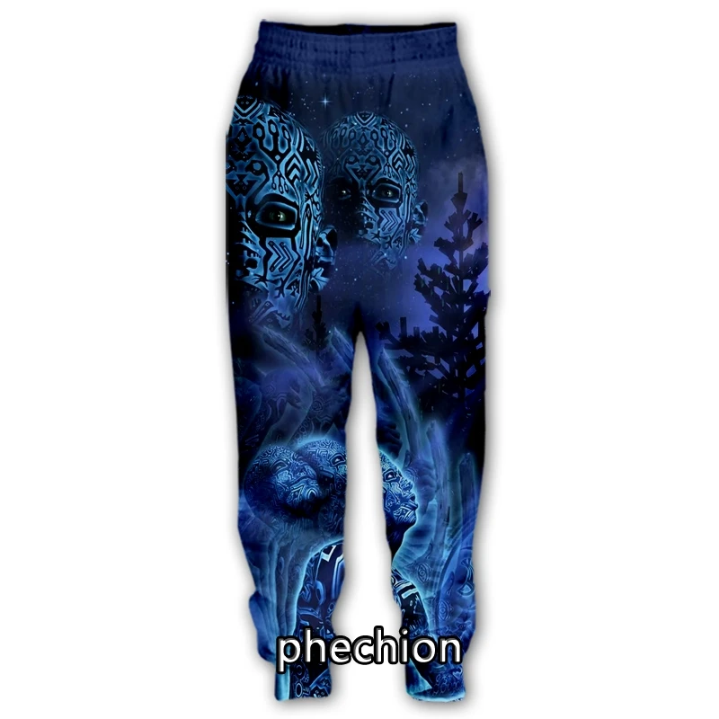 phechion New Men/Women Psychedelic Art 3D Printed Casual Pants Fashion Streetwear Men Loose Sporting Long Trousers F02