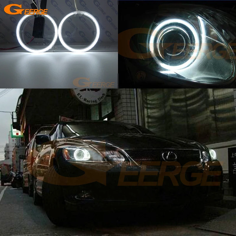 レクサス-gs-gs300-gs350-gs430-gs450-gs460-2006-2007-2008-2009-2010-2011-優れた超高輝度ccflエンジェルアイキット-ハローリング