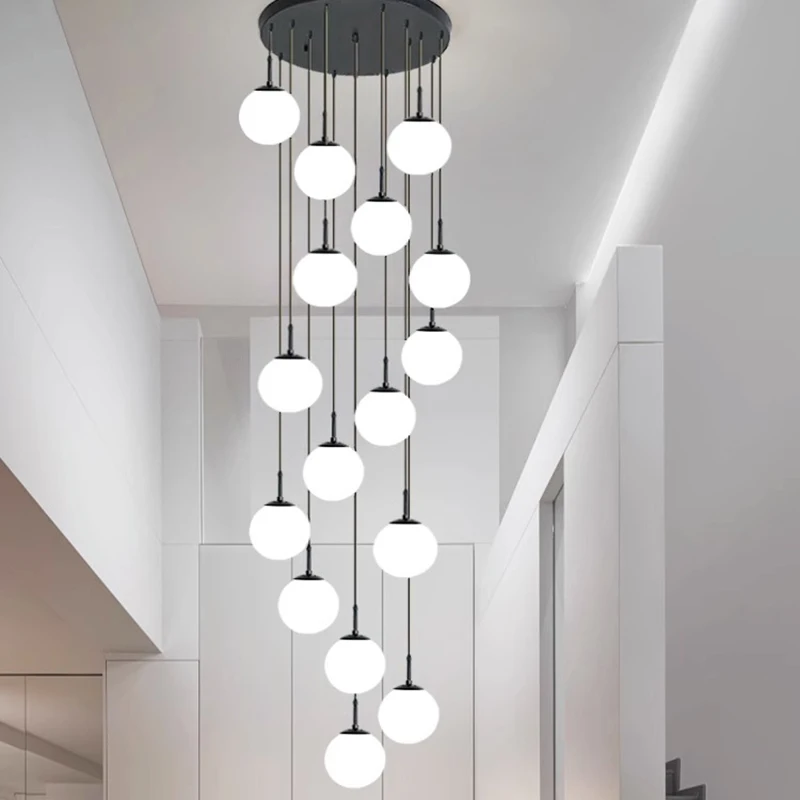 

Modern home decor led lights pendant light lamps forstaircase Chandeliers for living room hanging light indoor lighting