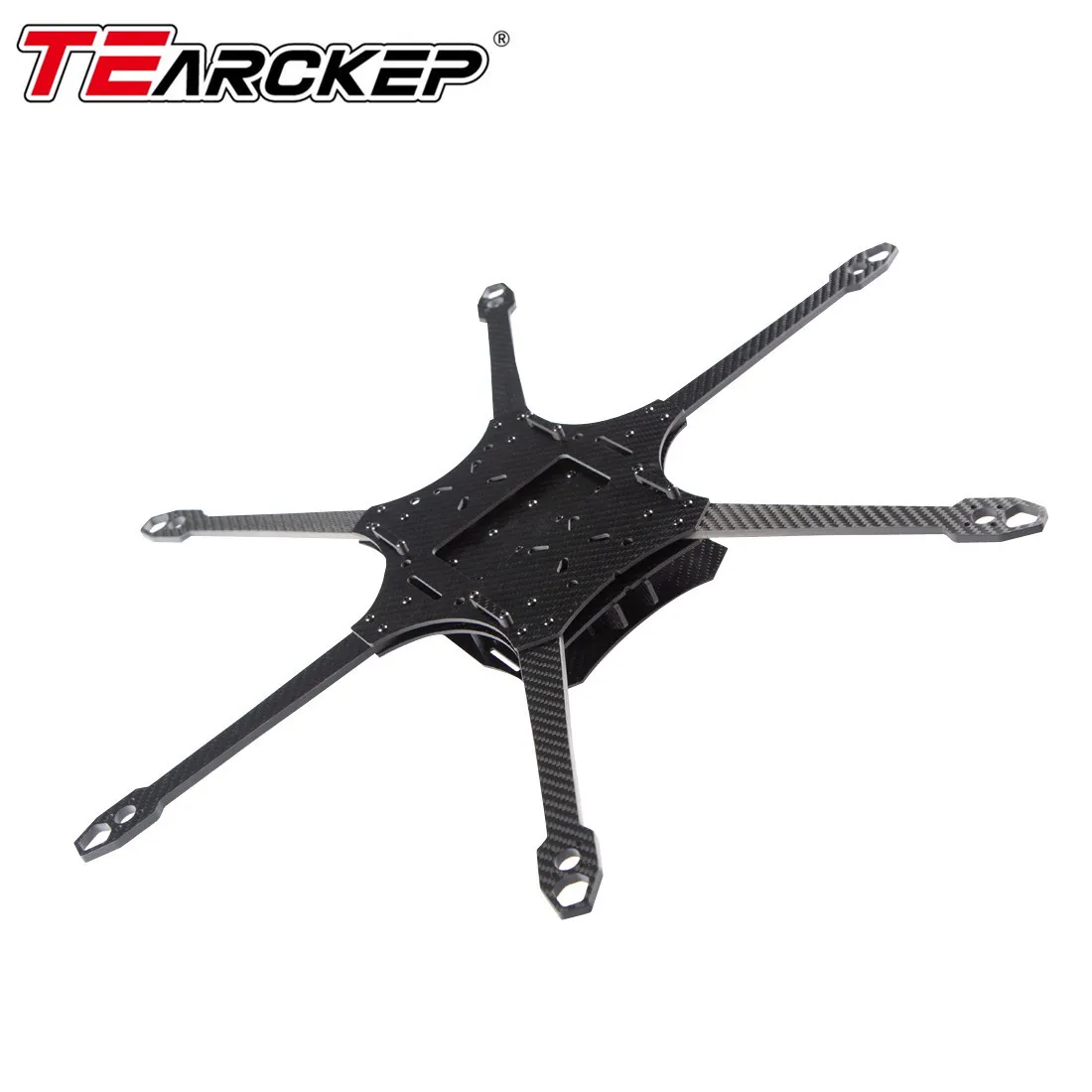 

TEARCKEP GX-V6-10 inch V6 six-axis carbon fiber rack, large voyage, fiber optic, crossing machine dji phantom 4 body shell