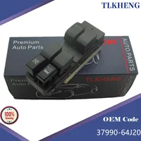 37990-64J20 Panel de Control de interruptor de ventana izquierda interruptor de ventana eléctrica del lado de conducción para Suzuki Vitara Grand Vitara 2007-2015