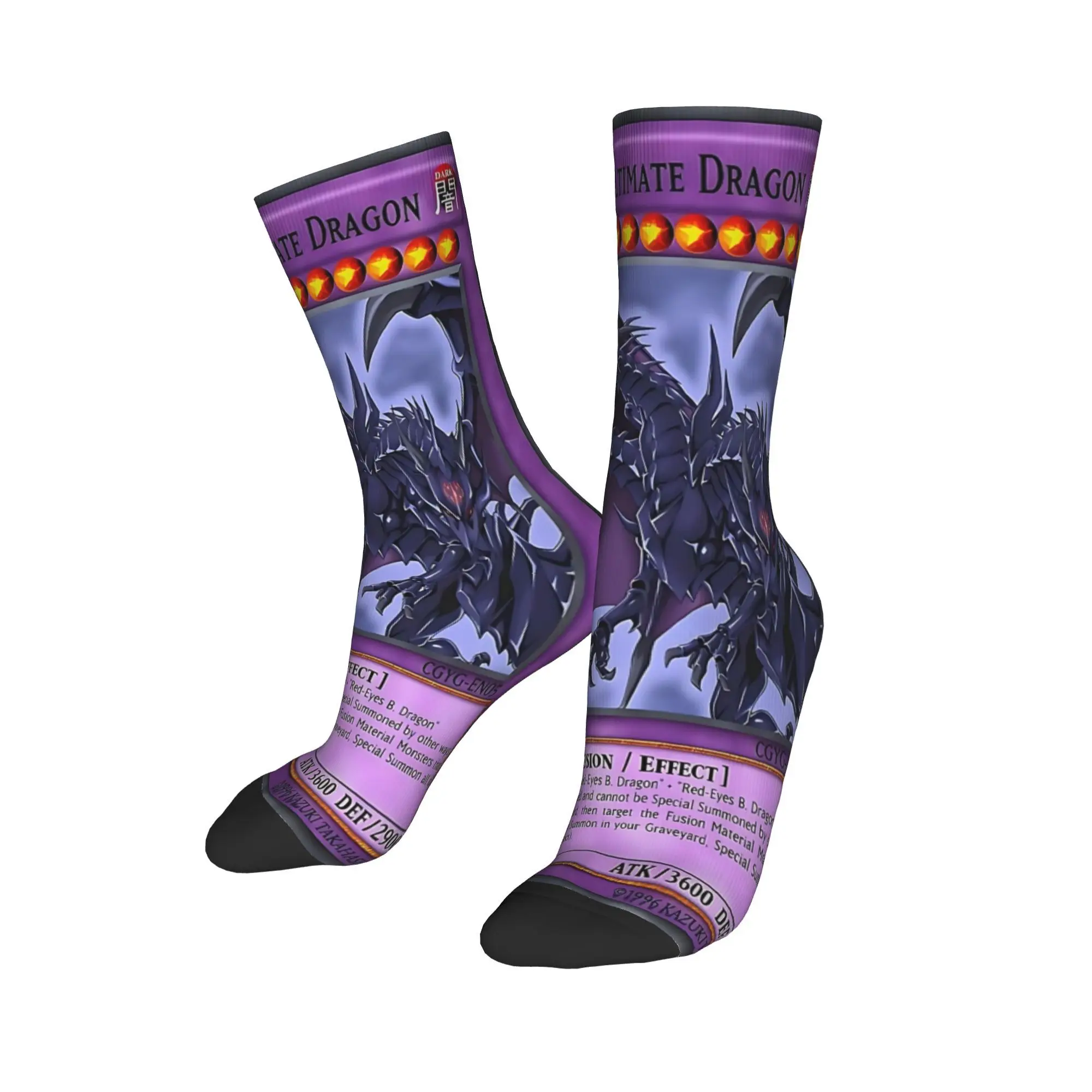 Yu-Gi-Oh Red-Eyes Ultimate Dragon  Socks Accessories For Men Women  Flexible Socks Cute Best Gifts