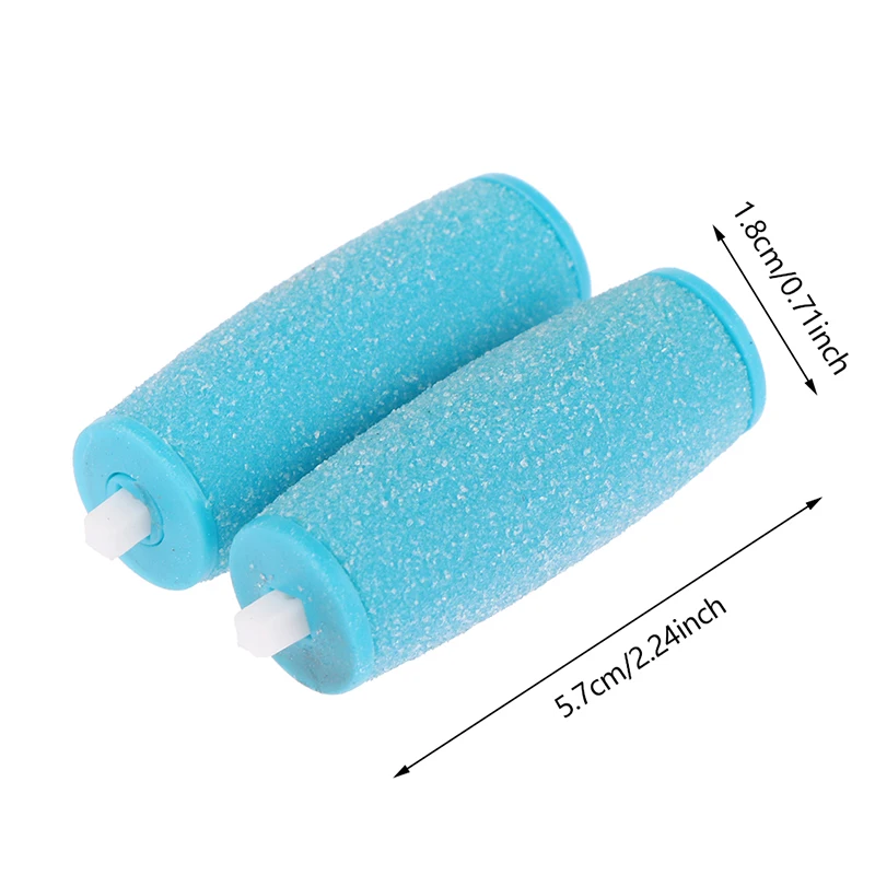 2/8pcs Dull Polish Foot Care Tool Heads Hard Skin Remover Refills Replacement Rollers For Heel File Feet Care Tool