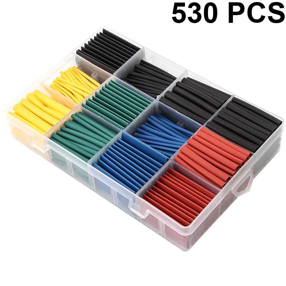 

Heat Shrink Tubing Insulation Shrinkable Tube Electric Wire Electrical Wrap Cable Ties Waterproof Protect Safe Long Use