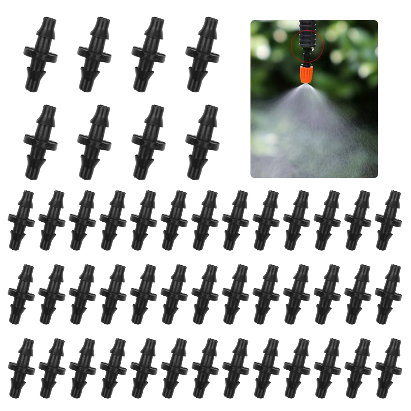 250pcs Drip Irrigation Connectors Efficient Watering System Flexible Irrigation Solutions User-friendly Assembly