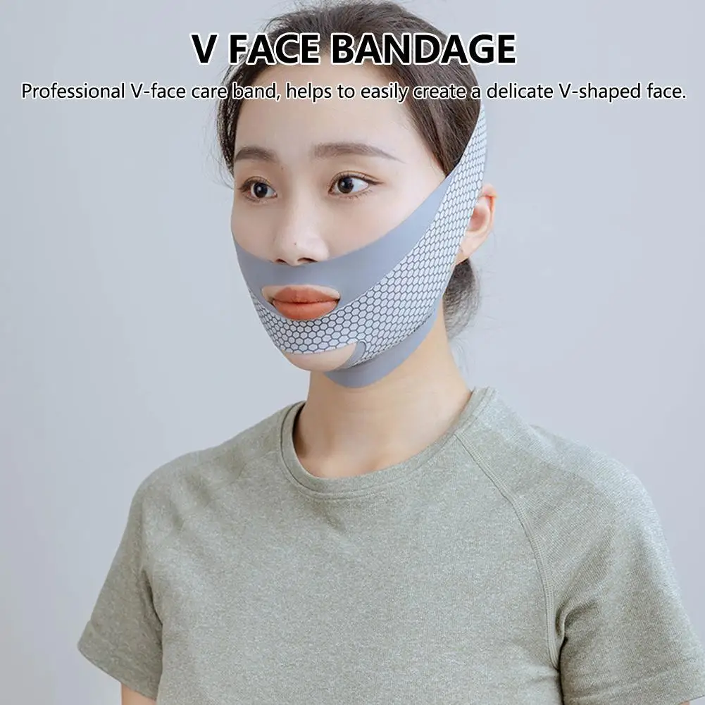 Double-Deck Face Slimming BANDAGE Face Lifting Belt V Line Face Slimming STRAP Double Chin กระชับ Slim STRAP Facial Mask เครื่องมือ