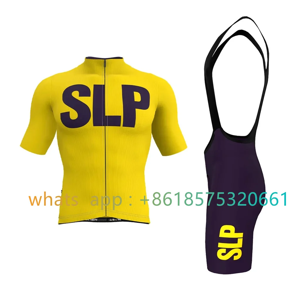 

Slopline Cycling Jersey Suit Men Short Sleeve Bib Shorts Kit 2023 Summer Pro Team Breathable Triathlon Kit Ropa Maillot Ciclismo