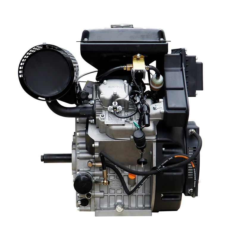 HR2V98FD 22kW Air-Cooled Double Cylinder Keyway Shaft 36.5 With Oil Tank 30HP Recoil Start Oil Transfer Pump
