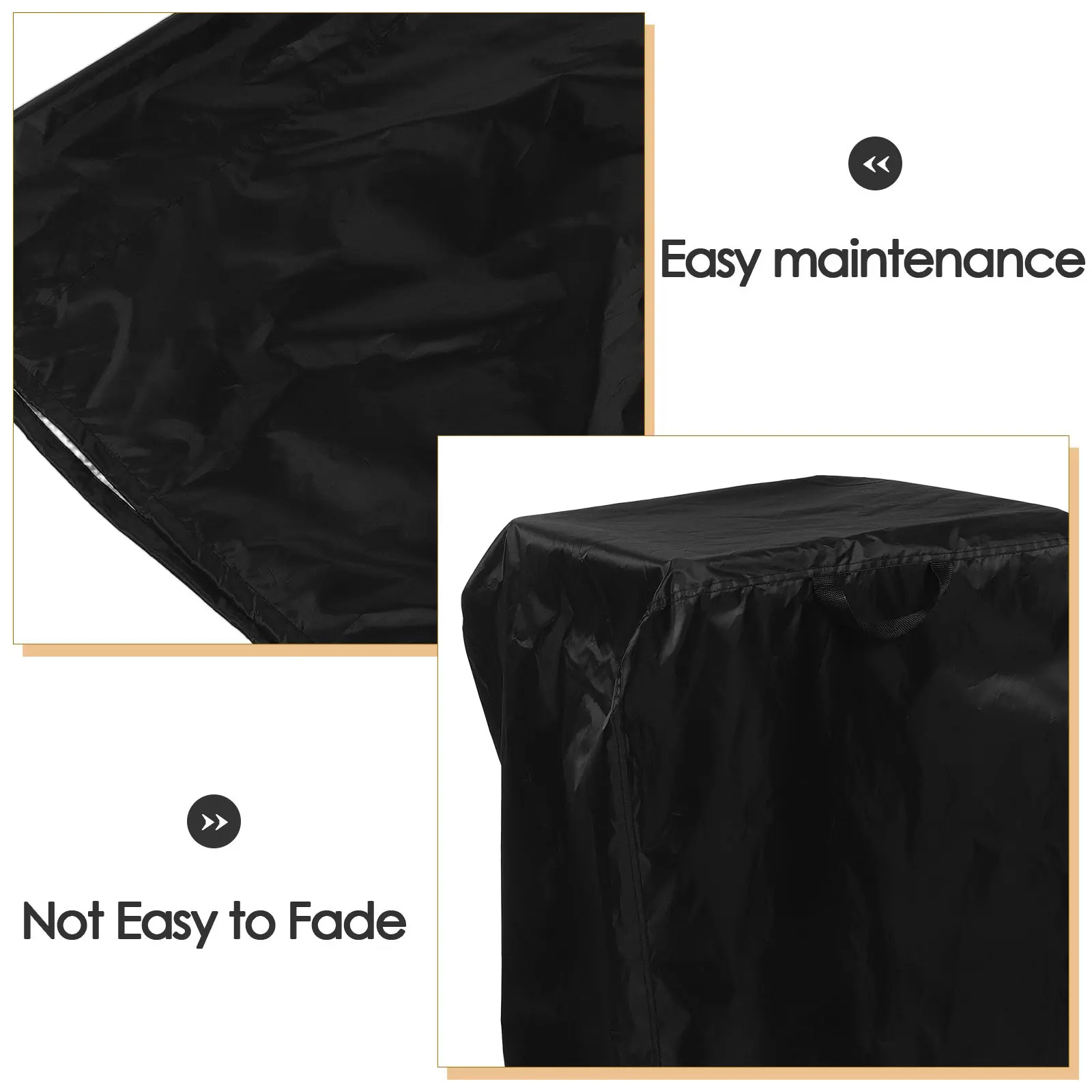 Waterproof Electric Smoker Cover Gas Propane Bbq Grill Cover 23W 17D 38H Inch Heavy Duty Oxford Fabric Dustproof Uv Resistant view 4