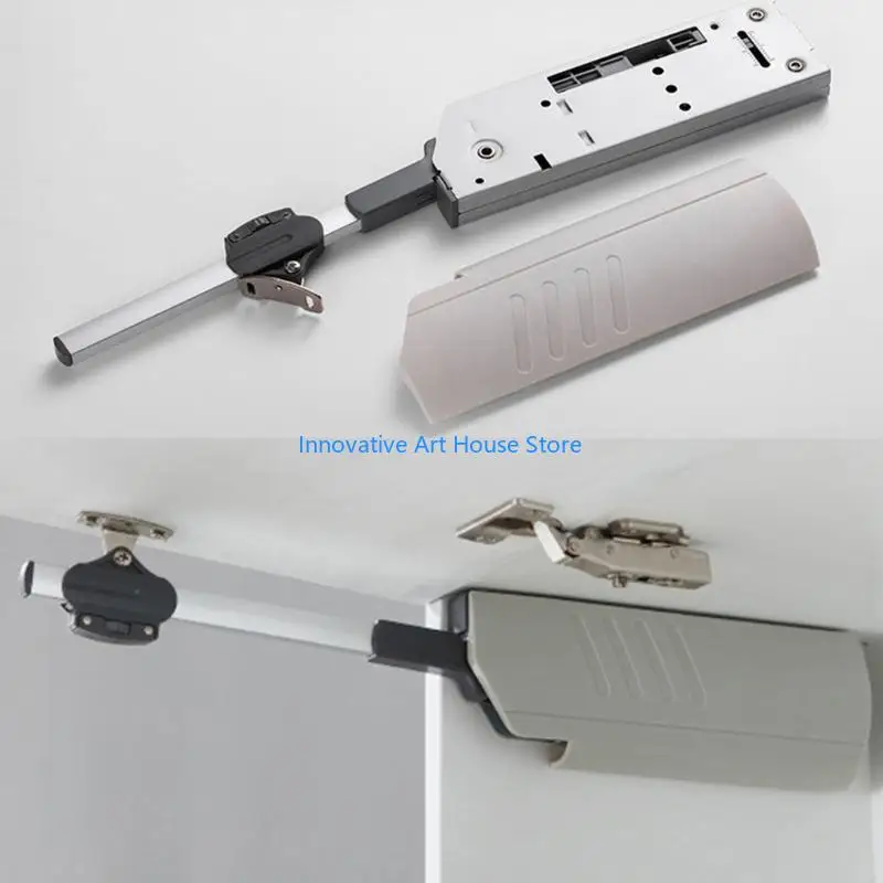 E1PC Cabinet Door Pneumatic Rod Hydraulic Support Mute Buffer Lift Support with Cover