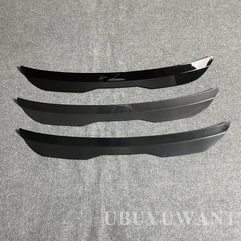 For Alfa Romeo Stelvio Roof Spoiler Rear Wing Body Kit Accessories ABS Plastic SUV Hatchback Universal Gloss Black