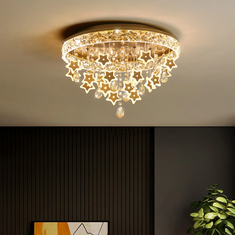 

Luxury High-end Design Ceiling Chandelier for Living Room Bedroom Kitchen Crystal LED Chandeliers Home Lighting Decor Fixtures