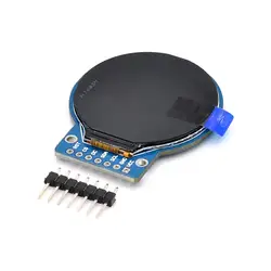 Módulo de exibição LCD TFT para Arduino, RGB redondo, 240x240, driver GC9A01, 4 fios, interface SPI, PCB 240x240, 1.28