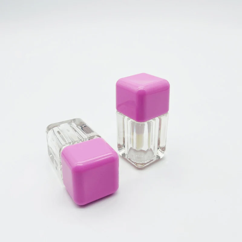 Bottiglia di plastica Bottiglia quadrata per lucidalabbra Tubo vuoto Mini tubo per rossetto per cosmetici per trucco per la cura personale