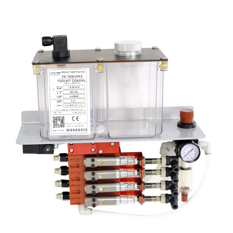 TX24-VIP4-3-1 Coaxial ToolKit 3 Outlet Minimum Qu  ty Lubrication System for External Feed Finishing Lubrication-General Usage