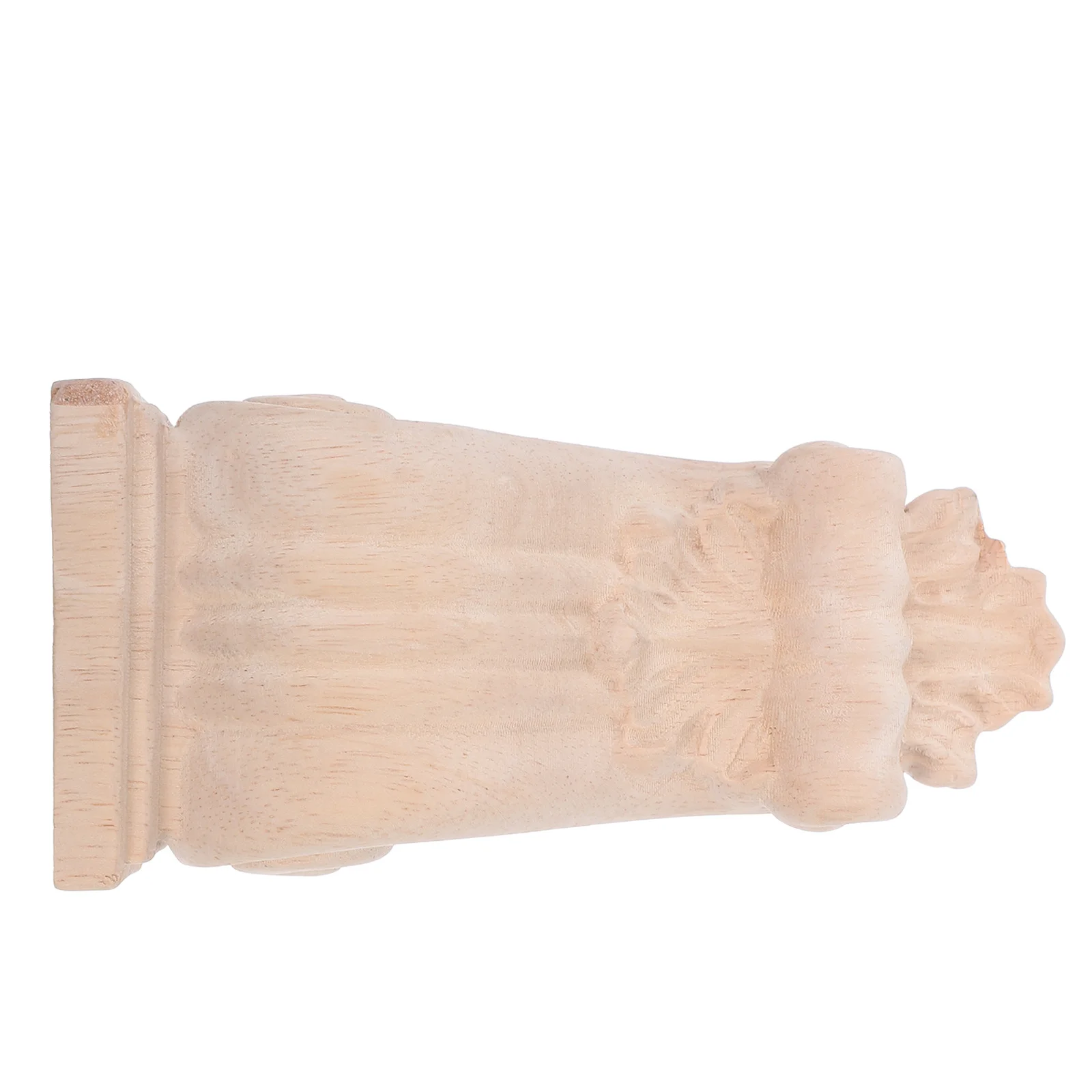 

Rustic Wood Corbel Wall Corner Onlay Applique Hand Carved Unfinished Wooden Corbel for Shelves Doorway Cabinet Support European