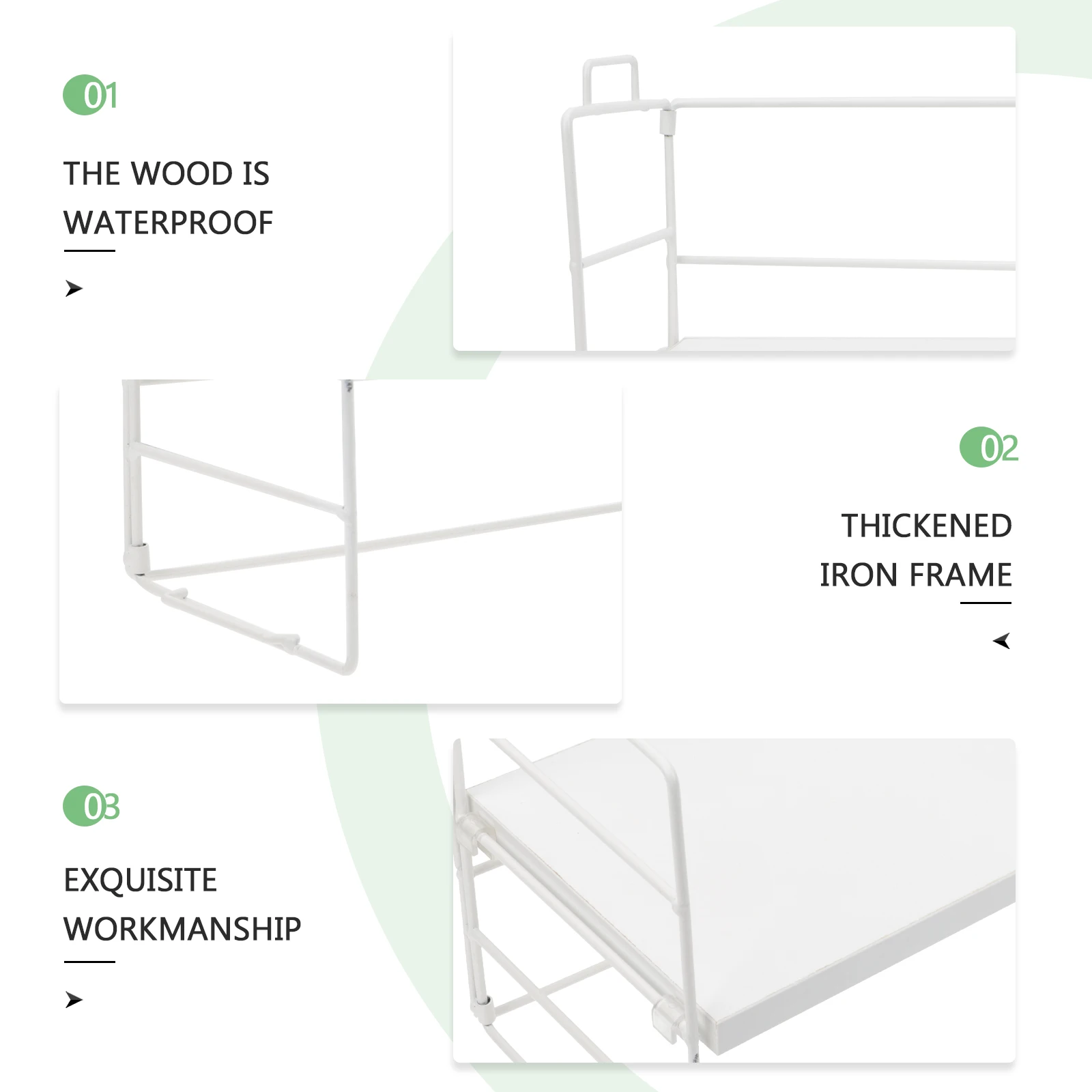 

1pcs Sturdy Desktop Bookshelf Iron Wooden Frame Simple Book Rack For Office Home Study Storage Organizer Small Bookcase