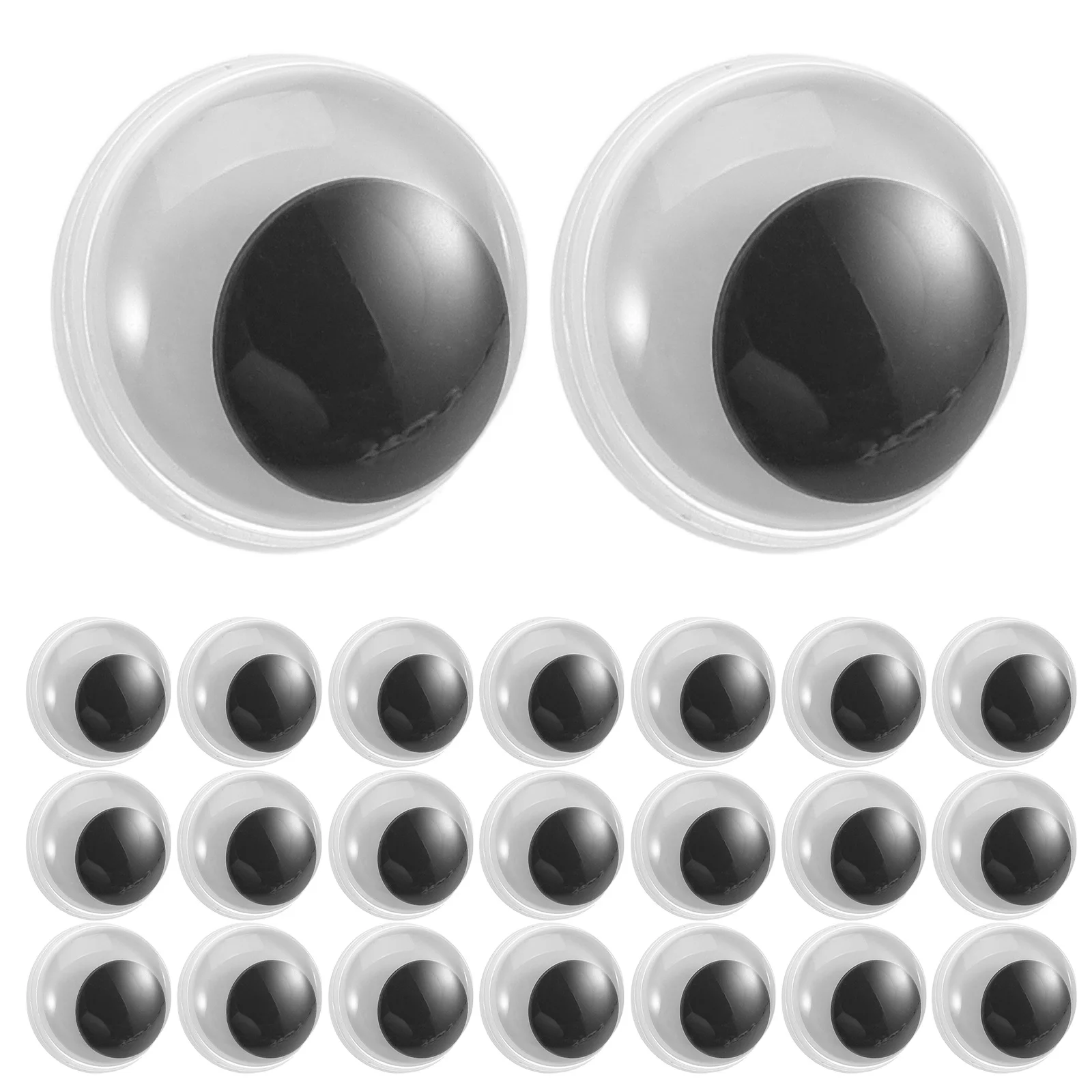 50pcs Eyes Accessories 18Mm Plastic Movable Safety Eyes For Diy Bear Stuffed Animal Craft Crochet Making Realistic Eyeballs